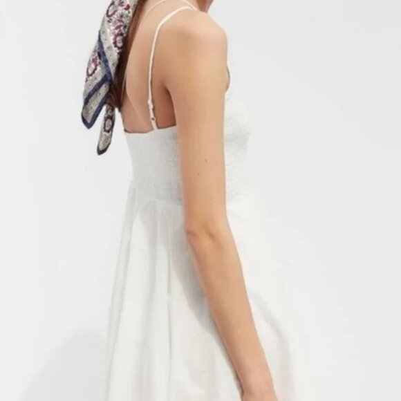 Urban Outfitters Dahlia Asymmetrical Smocked Mini Dress - Picture 5 of 13